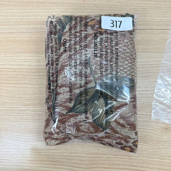 Virgo Resort Wrap Top Size 16 Floral Animal Print Sheer Vacation Tropical Cruise - Picture 9 of 9